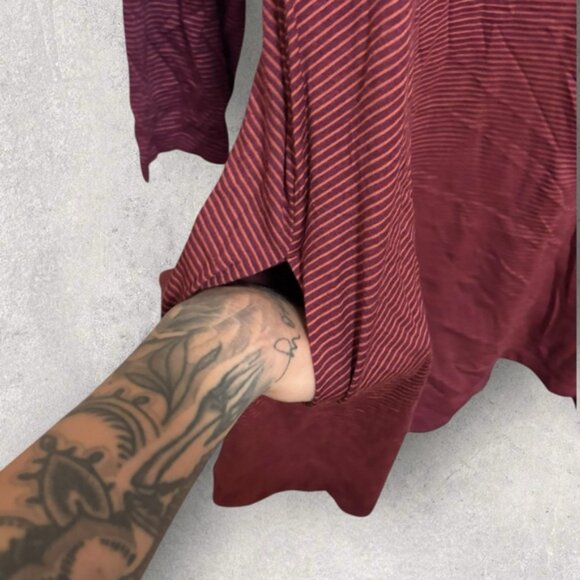 Wool& merino wool long sleeve dress - Picture 3 of 6